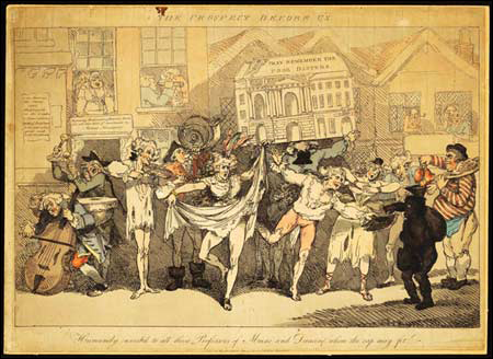 The Kings Theatre Players. ca. 1791